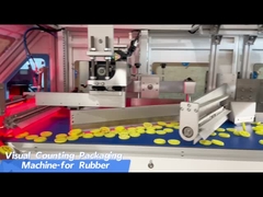 Machine d'emballage à comptage visuel pour caoutchouc silicone